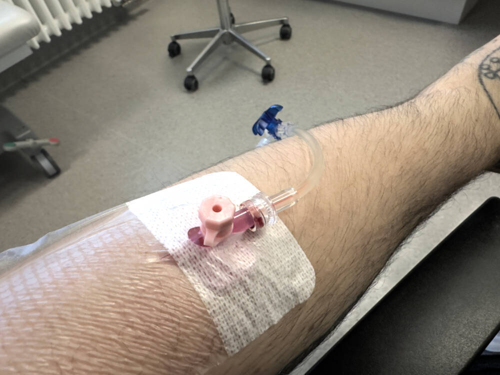 Stefan im Leonberger Krankenhaus