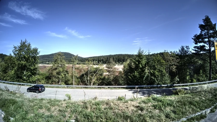 Schwarzenbachtalsperre, Baustelle