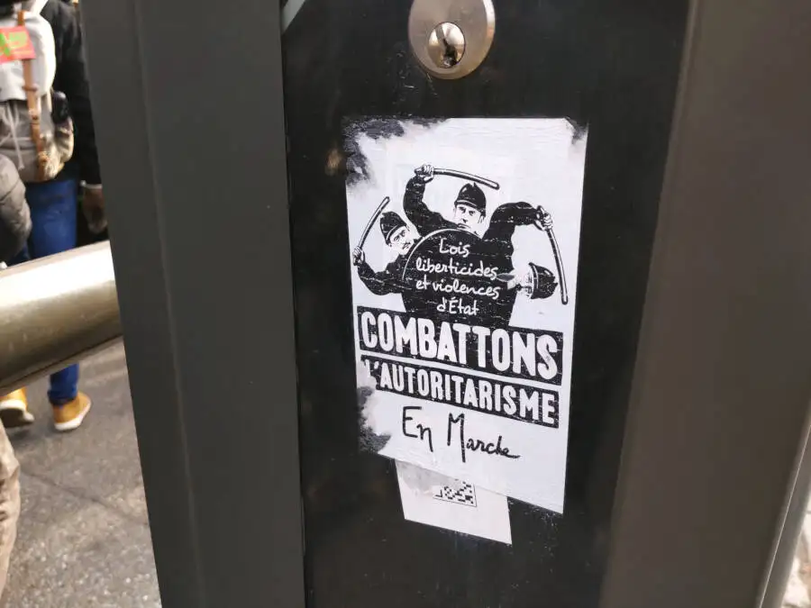 Protest in Straßburg